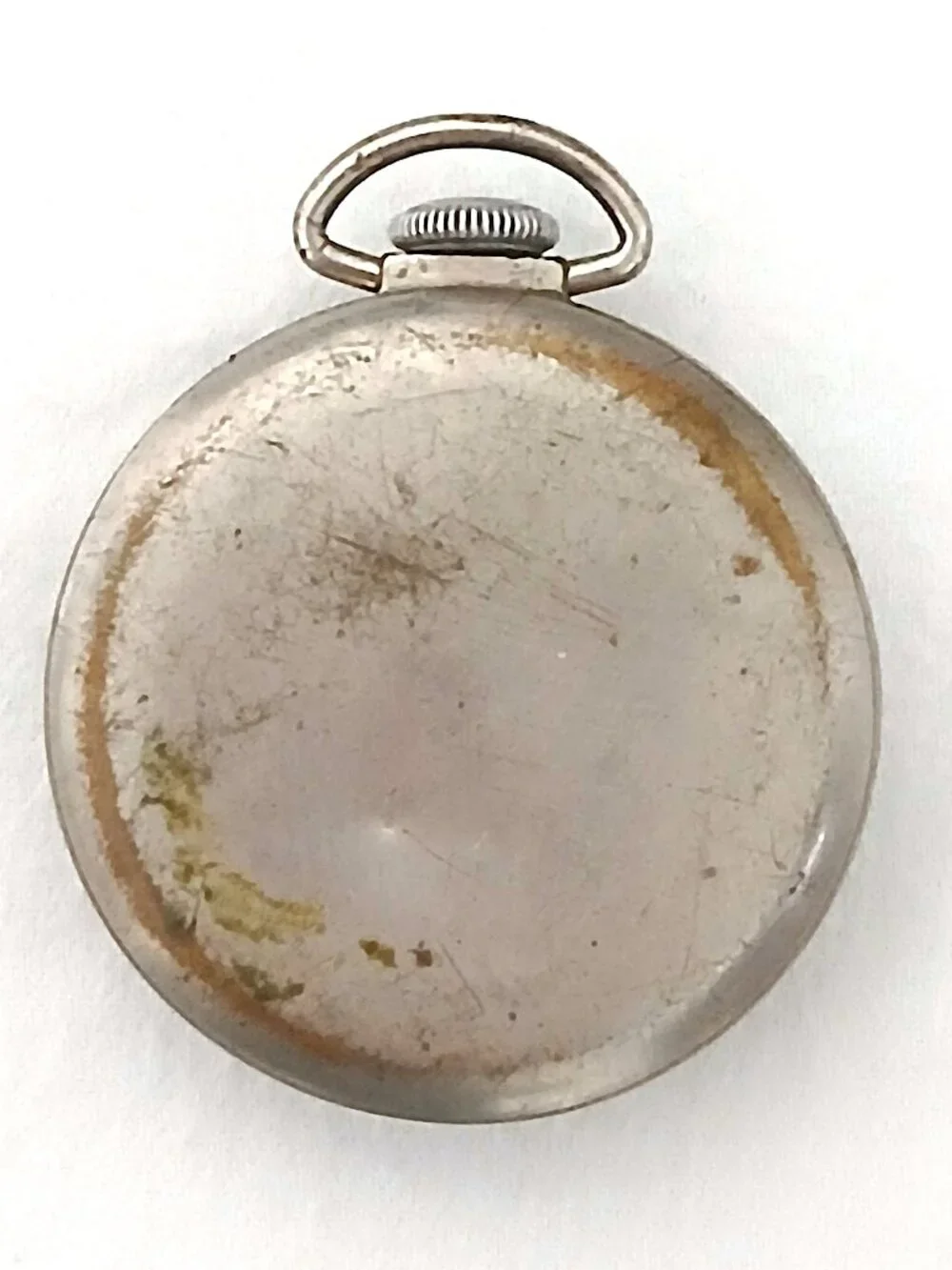 Vintage TOWER Sears Mechanical Pocket Watch Small Seconds Runs Needs Service